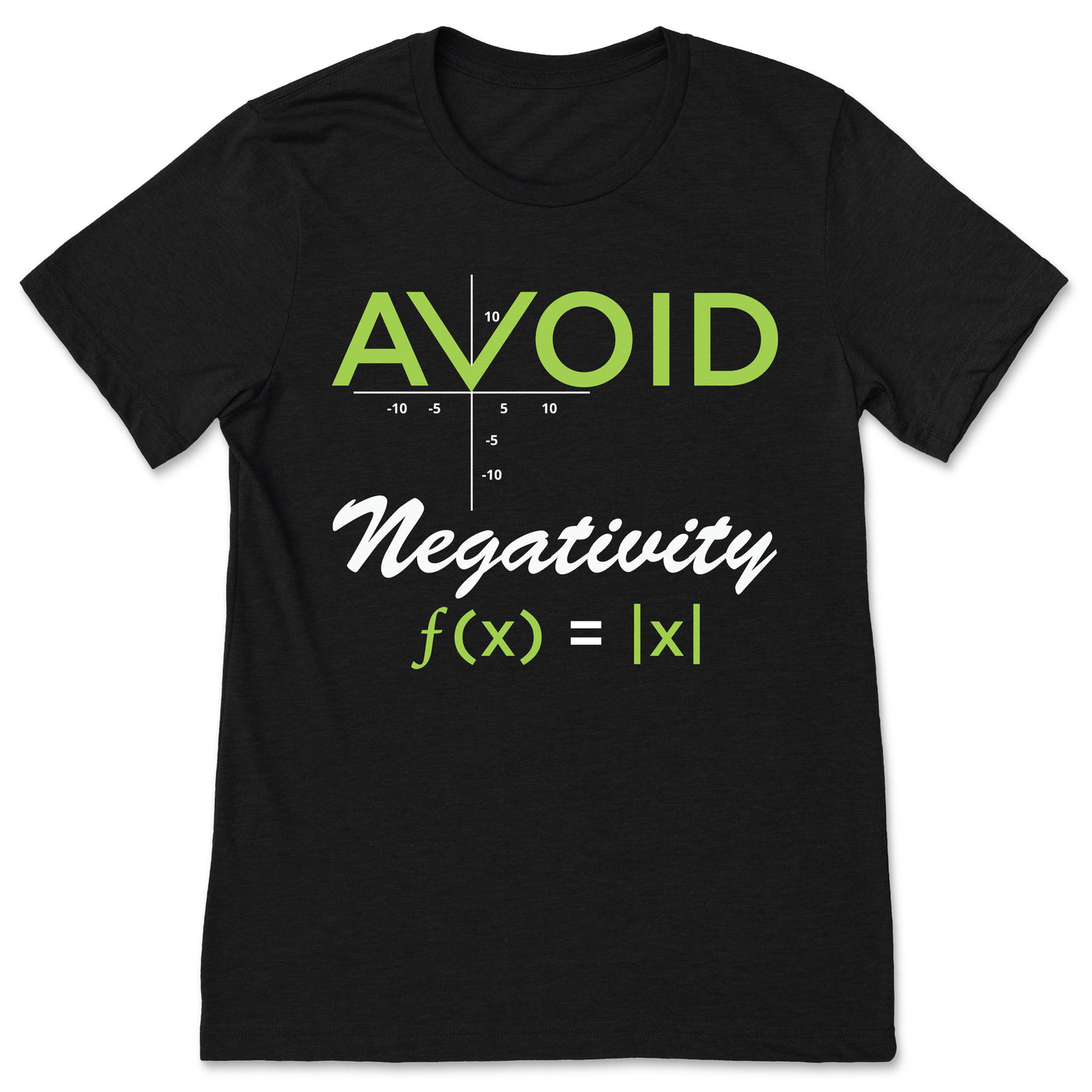 Avoid Negativity Mathematician Math Algebra Pun Equation Function Teacher Gift T-Shirt, Mathematics Lover Funny, Students Teachers