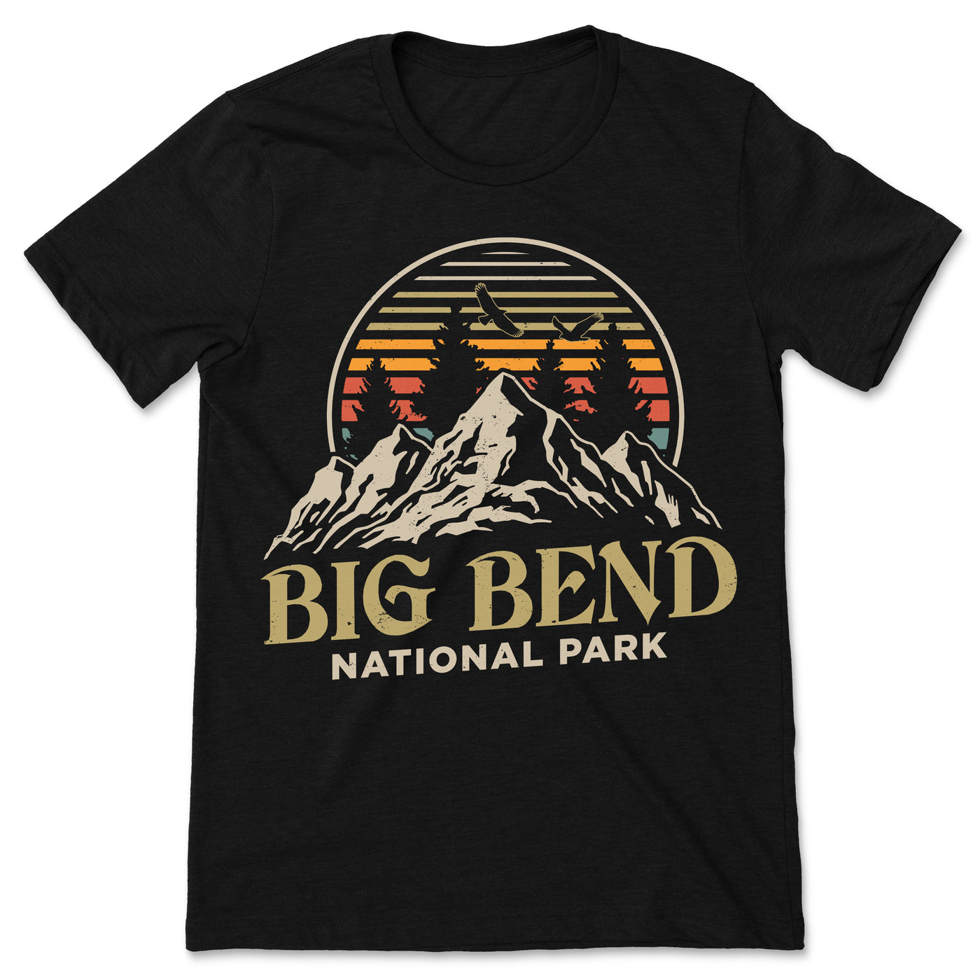 Big Bend National Park US Vintage T-Shirt, USA Brewster Texas Parks Lover Gifts, Adventure Outdoors, Camping Hiking, U.S Backcountry Travel