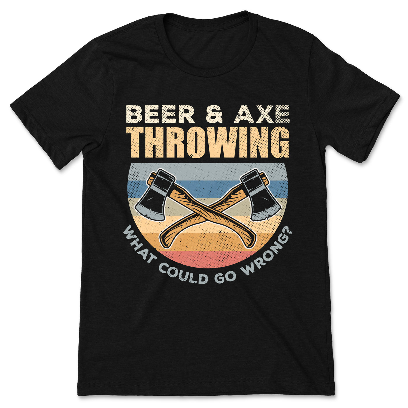 Beer Throwing Axe T-Shirt, Axes Hatchet Thrower Gift, Cool Funny Axe Throw Hobby Events Lover, Tournaments Competition Costume
