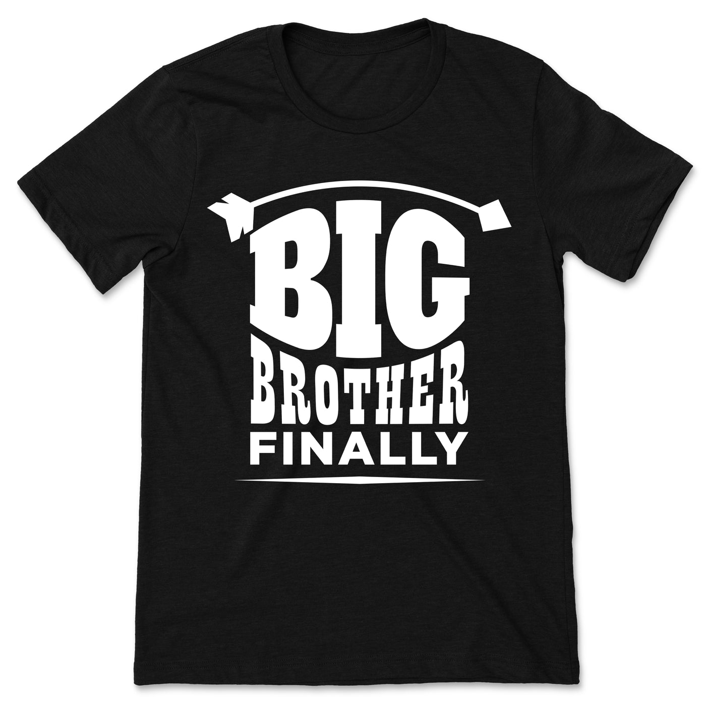 Big Brother Finally T-shirt, Gift For Boys Older Brothers, Promoted Brother Present, Boys Kids Toddler Children Teens Big Bro Novelty