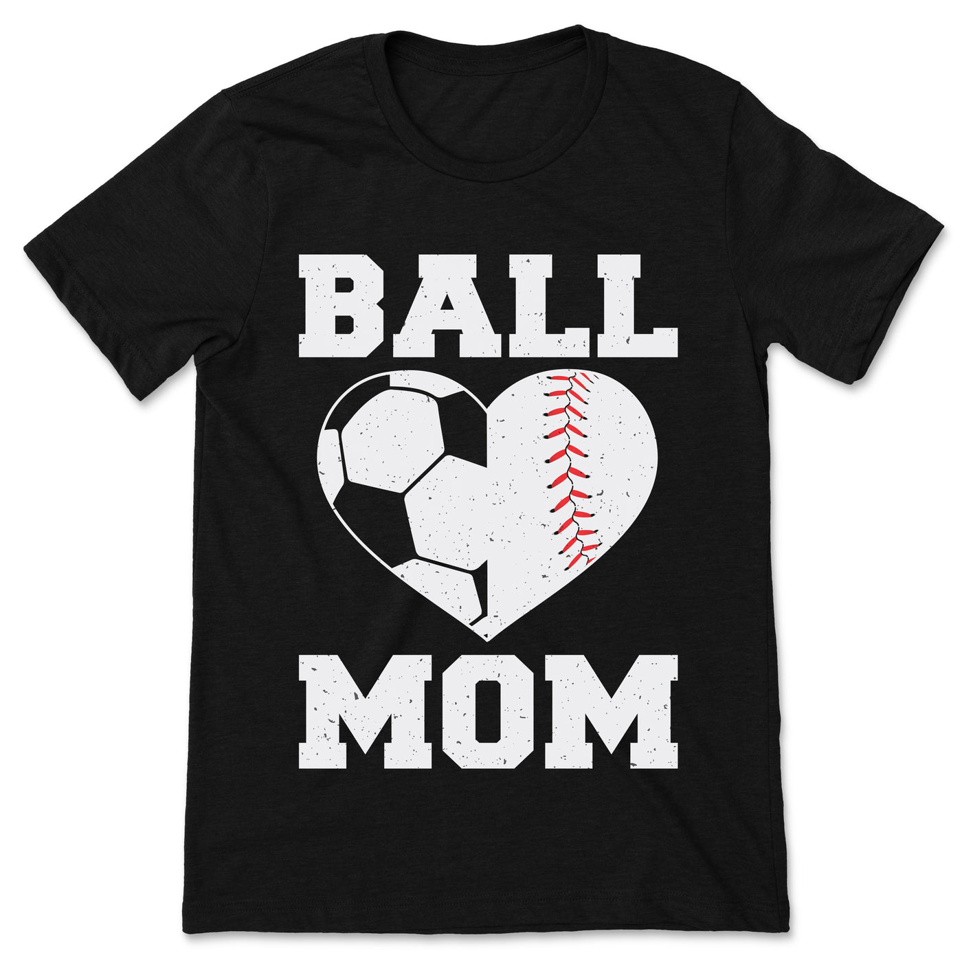 Ball Mom Life Baseball Soccer Sport Game Player Gifts T-Shirt, College, Coach Goal Goalkeeper Players Practice Lessons Present, Mother's Day