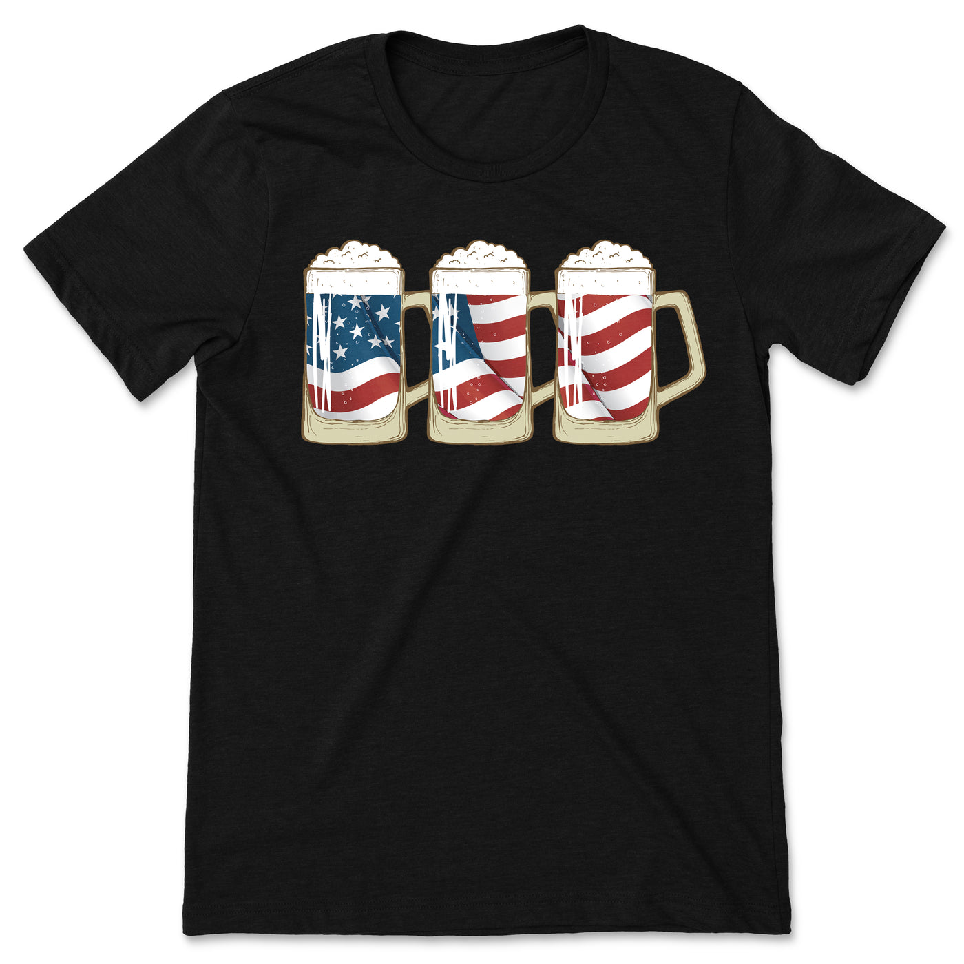 Beer American Flag 4th of July T-Shirt, Patriotic T Shirts, Independence Day, Fourth of July, Merica Shirt, USA Flag, Funny 4th of July