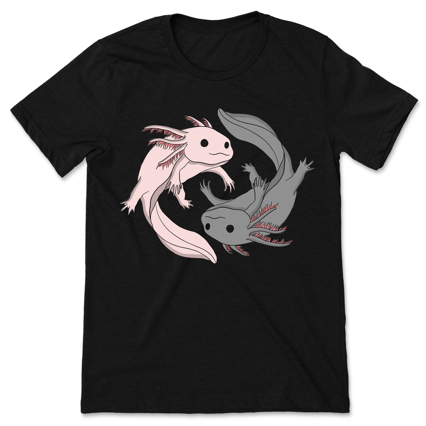 Axolotl Cute Axolotls Amphibian Lover Gift For Girls Teens Boys T-Shirt, Neotenic Ambystoma Mexicanum Mexican Salamander Owners Fans Present