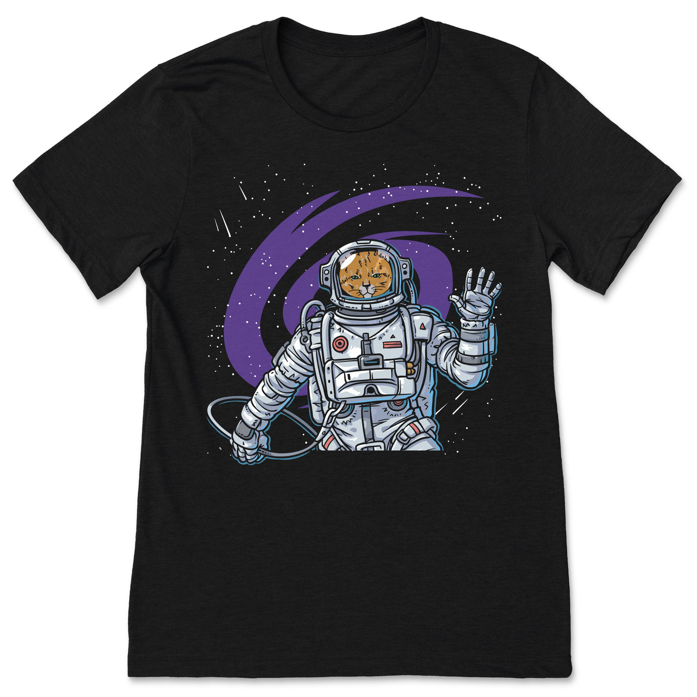 Astronaut Cat Spaceman Funny Space Dwarf Solar System Astronomy T-Shirt, Space Geeks Gifts, Astronauts Lovers