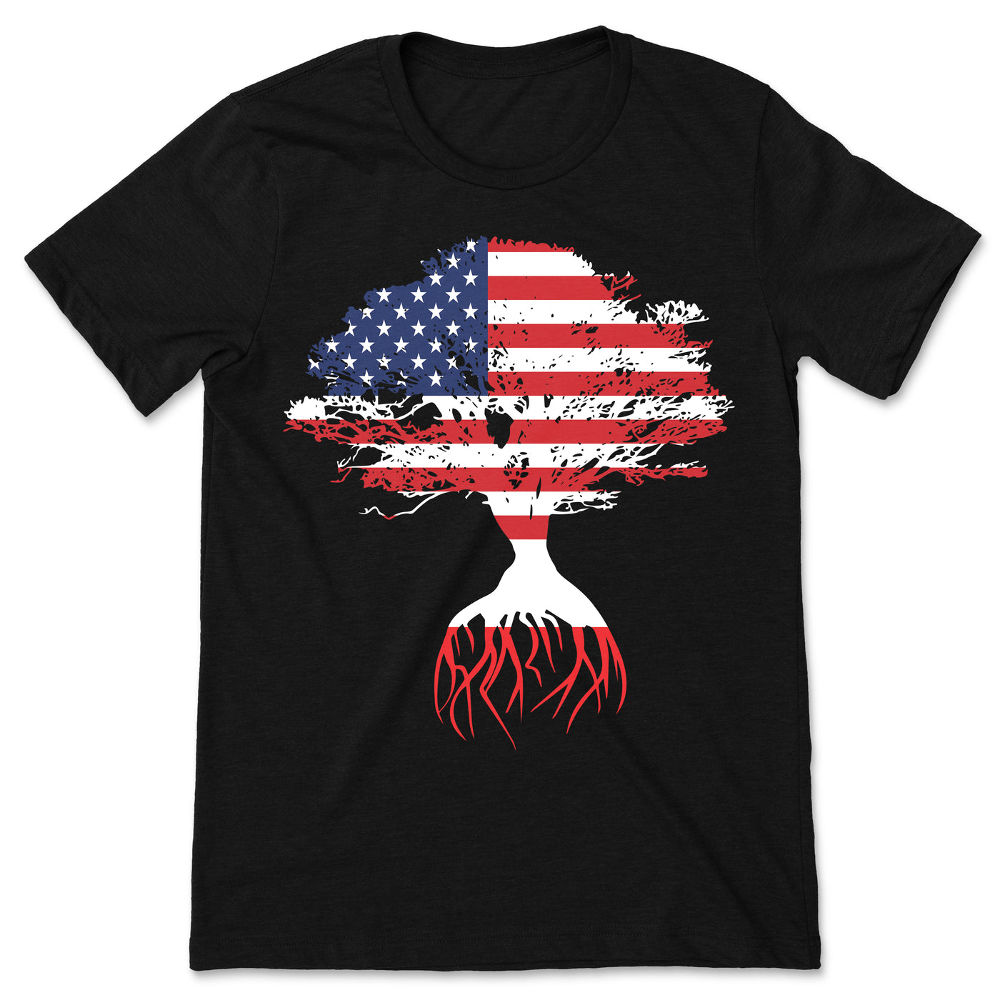 American Flag Polish Roots Poland Flag T-Shirt, Polishs, Polish Gifts, Polish Present, Polish Birthday Present