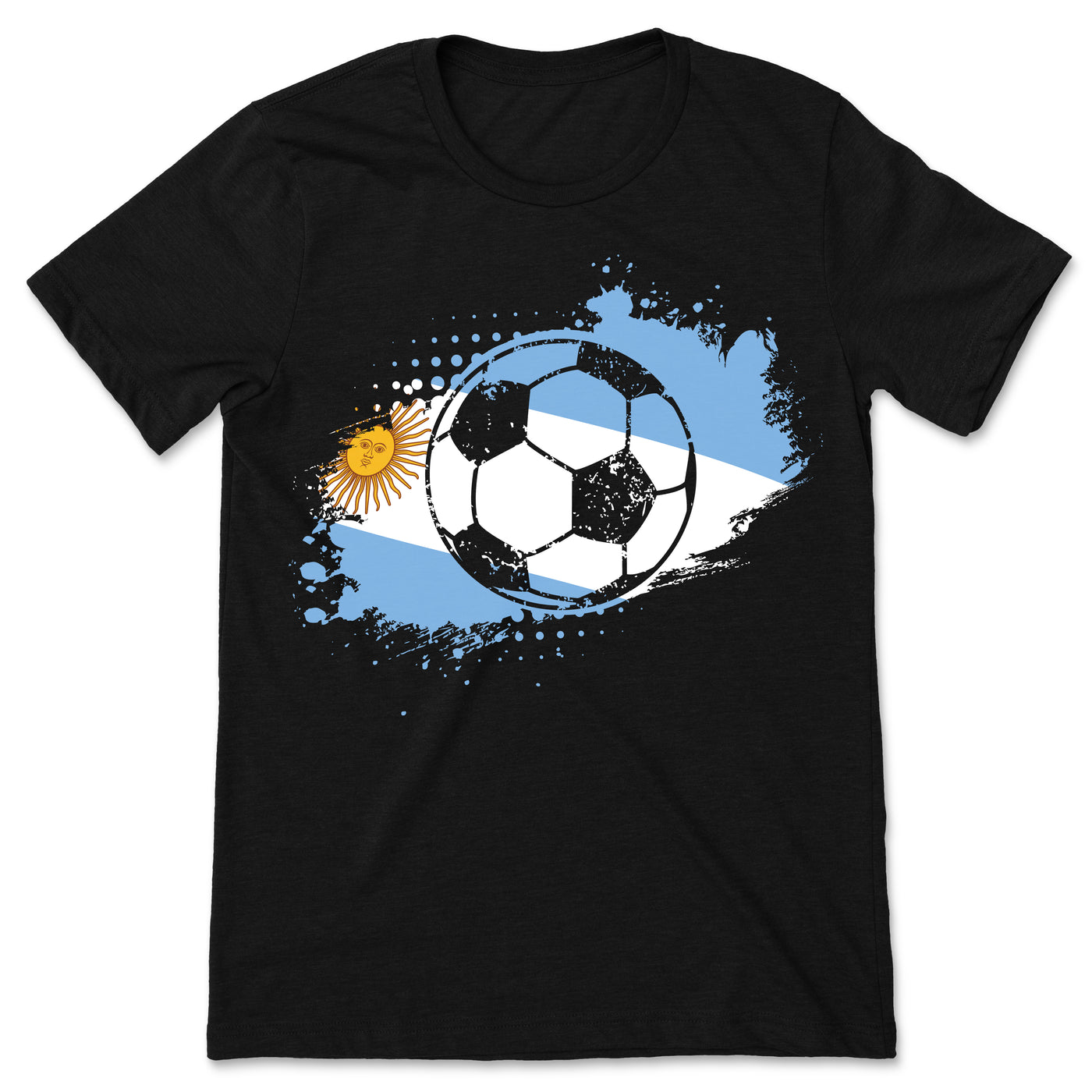 Argentina Flag Football Soccer Sport Game Player Gifts T-Shirt, Coach Goal Goalkeeper Practice Present, Argentinian Team Fans Support