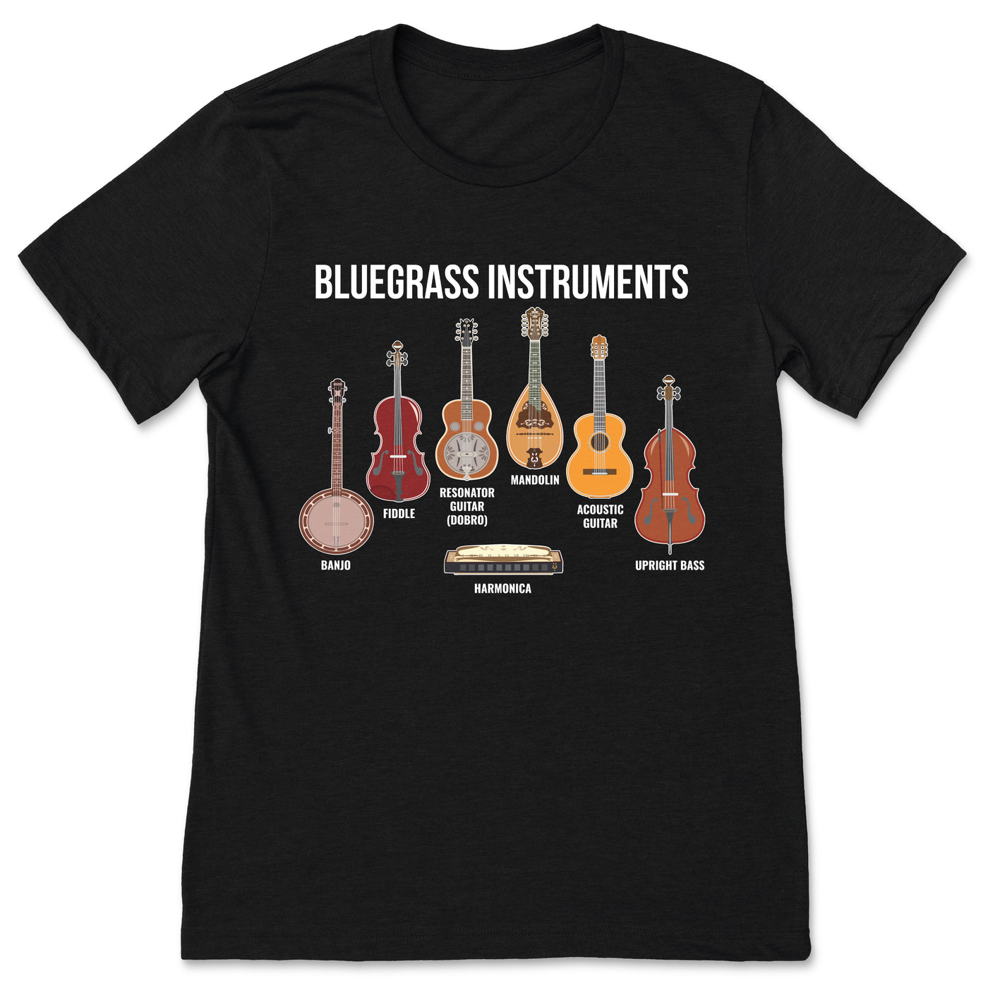 Banjo Bluegrass Instruments Vintage Retro Fans Music Banjo Player Gift T-Shirt, Musician Shirts, Genre Festivals My Grass Is Blue