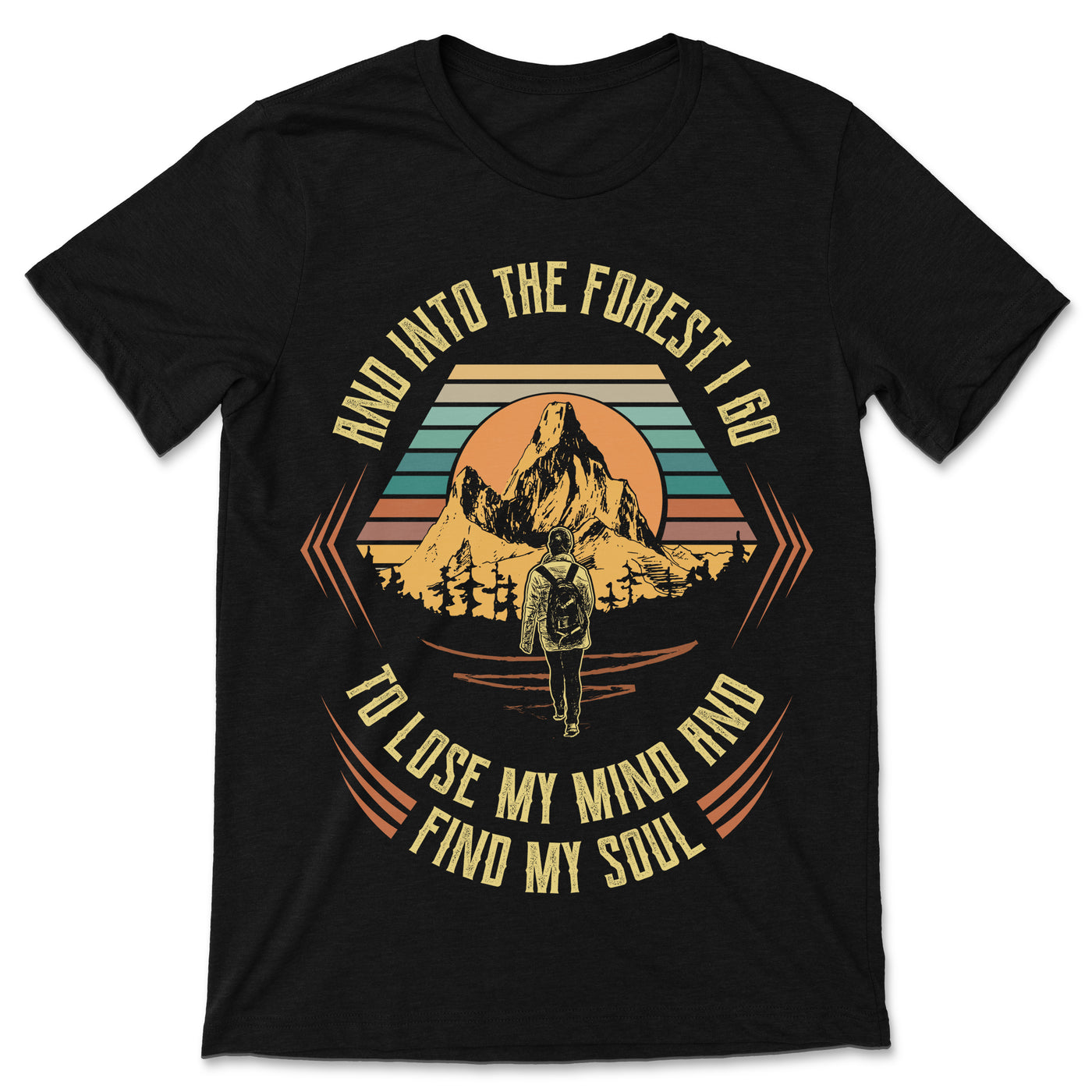 And Into The Forest I Go to Lose My Mind and Find My Soul Shirt, For Women, Hiking TShirt, Womens Hiking Shirts, Long Sleeve Hiking