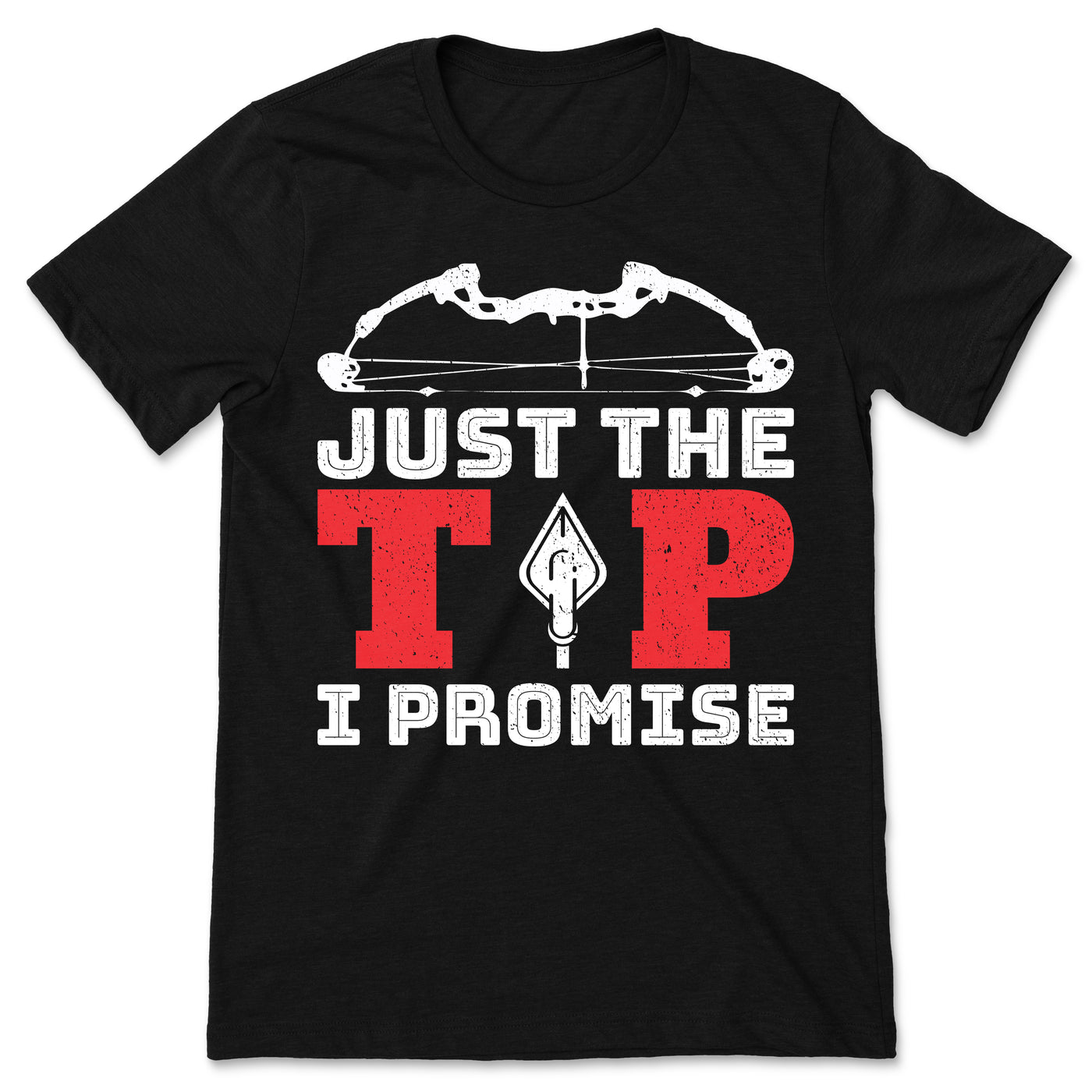 Archery Just The Tip I Promise Archer Gift Outfit, Arrow Bow Sport Lover Present T-Shirt, Bowman, Shooting Competition Team