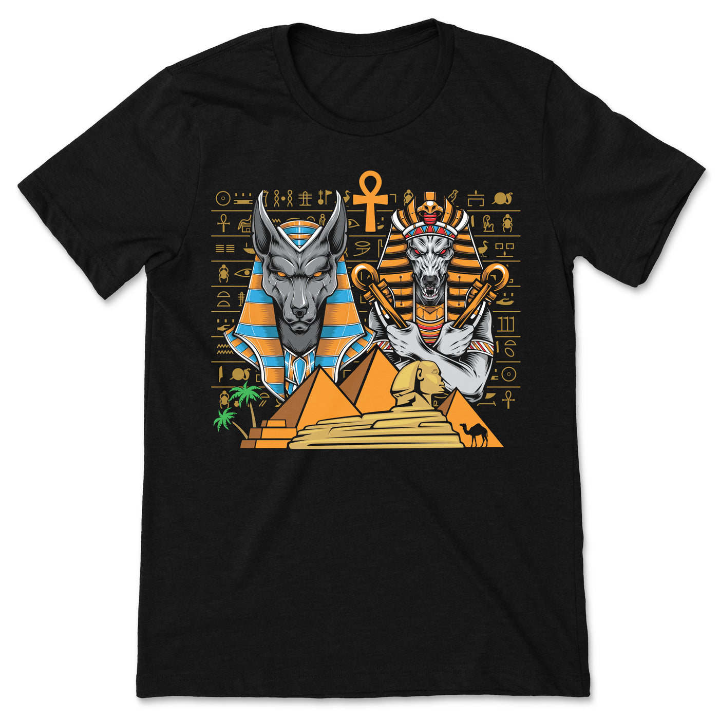 Ancient Egypt Mythology Gods Egyptian Culture Pharaohs Mask Pyramid T-Shirt, Egyptologist Archaeology Present, Hieroglyphics History Gift,