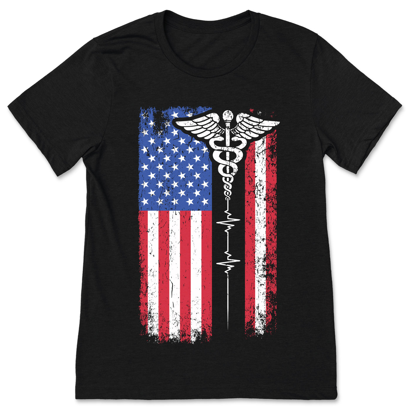 American Flag Patriotic Nurse Appreciation Nursing Life T-Shirt, Clinical RN LPN Medical Stuff Shirts, Emergency School Workers Gifts