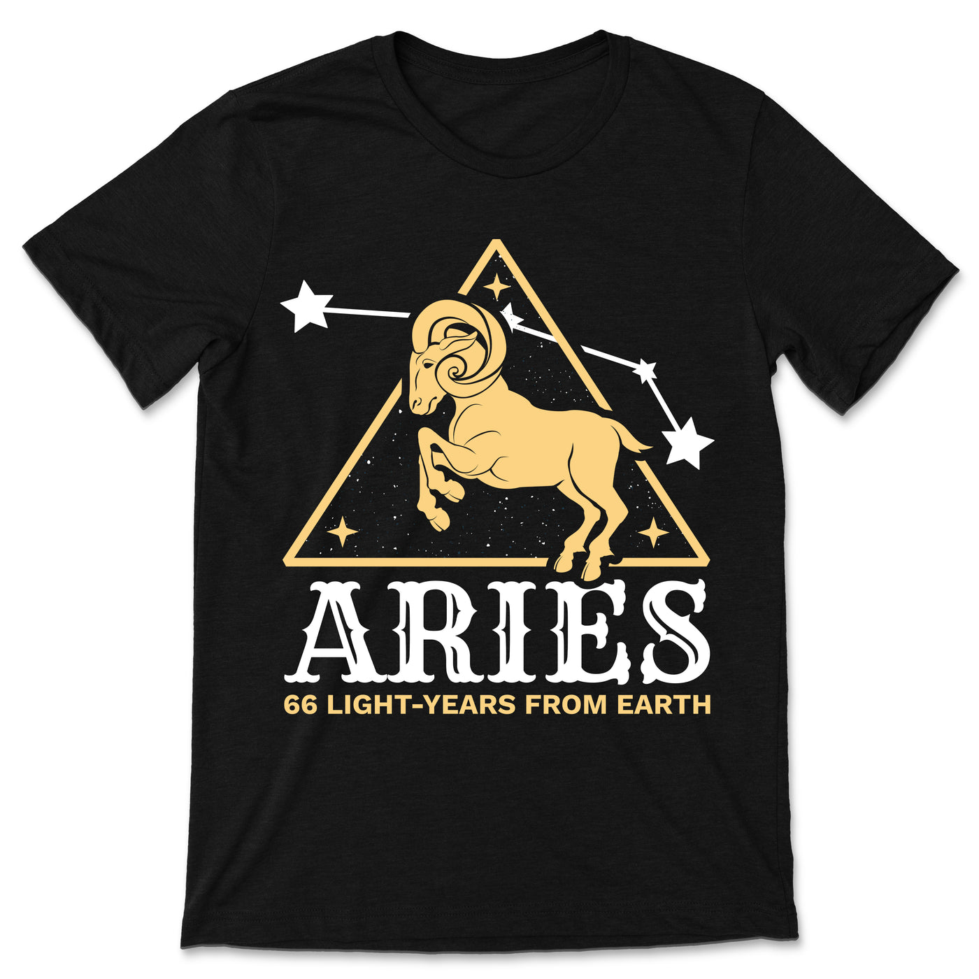 Aries Horoscope Zodiac Astrological Sign Funny T-Shirt, Born on March 21 - April 19 Design