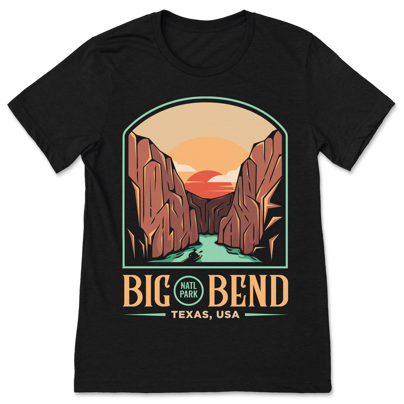 Big Bend National Park US Vintage T-Shirt, USA Brewster Texas Parks Lover Gifts, Adventure Outdoors, Camping Hiking, U.S Backcountry Travel