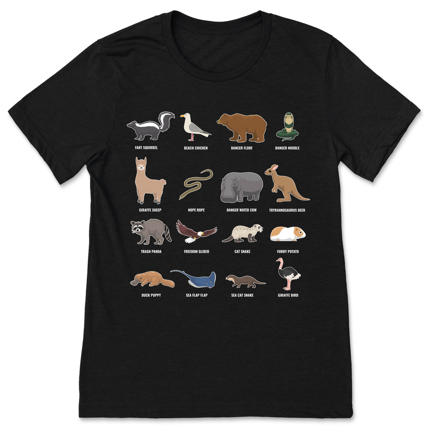 Animals Of The World Funny Rare Memes Zoo Keeper Zookeeper Study Zoology Lover Gift Costume T-Shirt, Kids Youth, Safari