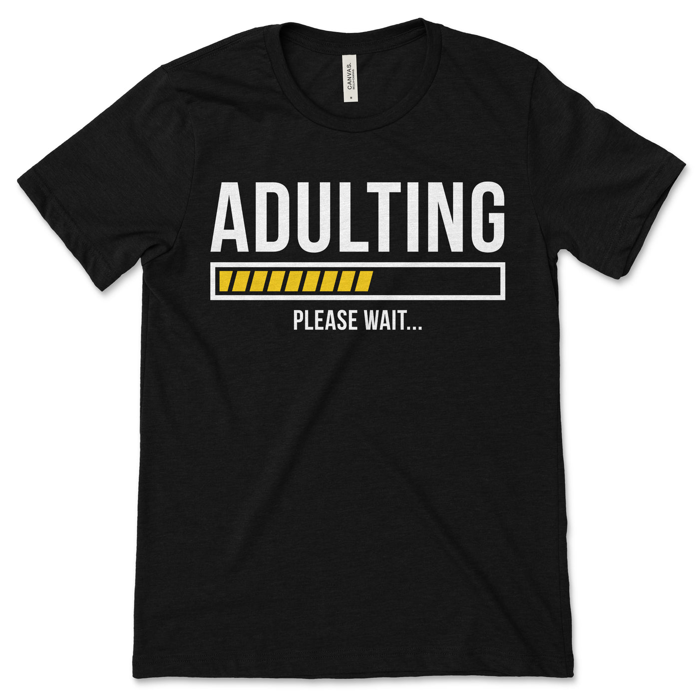 Adulting Please Wait Loading Progress Birthday Gift Funny T-Shirt, Perfect Gift for Young 18th Birthday Boy Girl Teenager, Computers Lover,