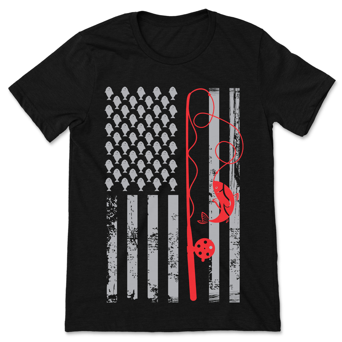 American Flag Vintage Fishing T-Shirt, Funny Fishing TShirt, Fisherman tee, Fishing Gifts, Fishing Birthday Present, Fishing Dad, Mom,
