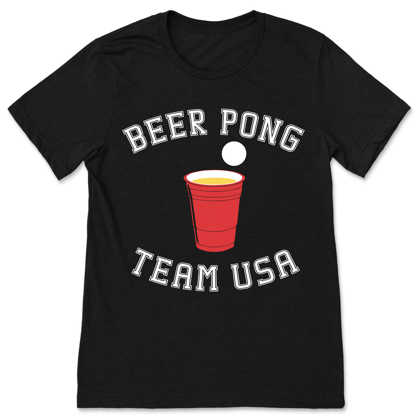 Beer Pong Team USA T-Shirt, Beer Pong Playing Game Lover Gift, Drinking Shirt, 4th of July, Funny Party Outfit,