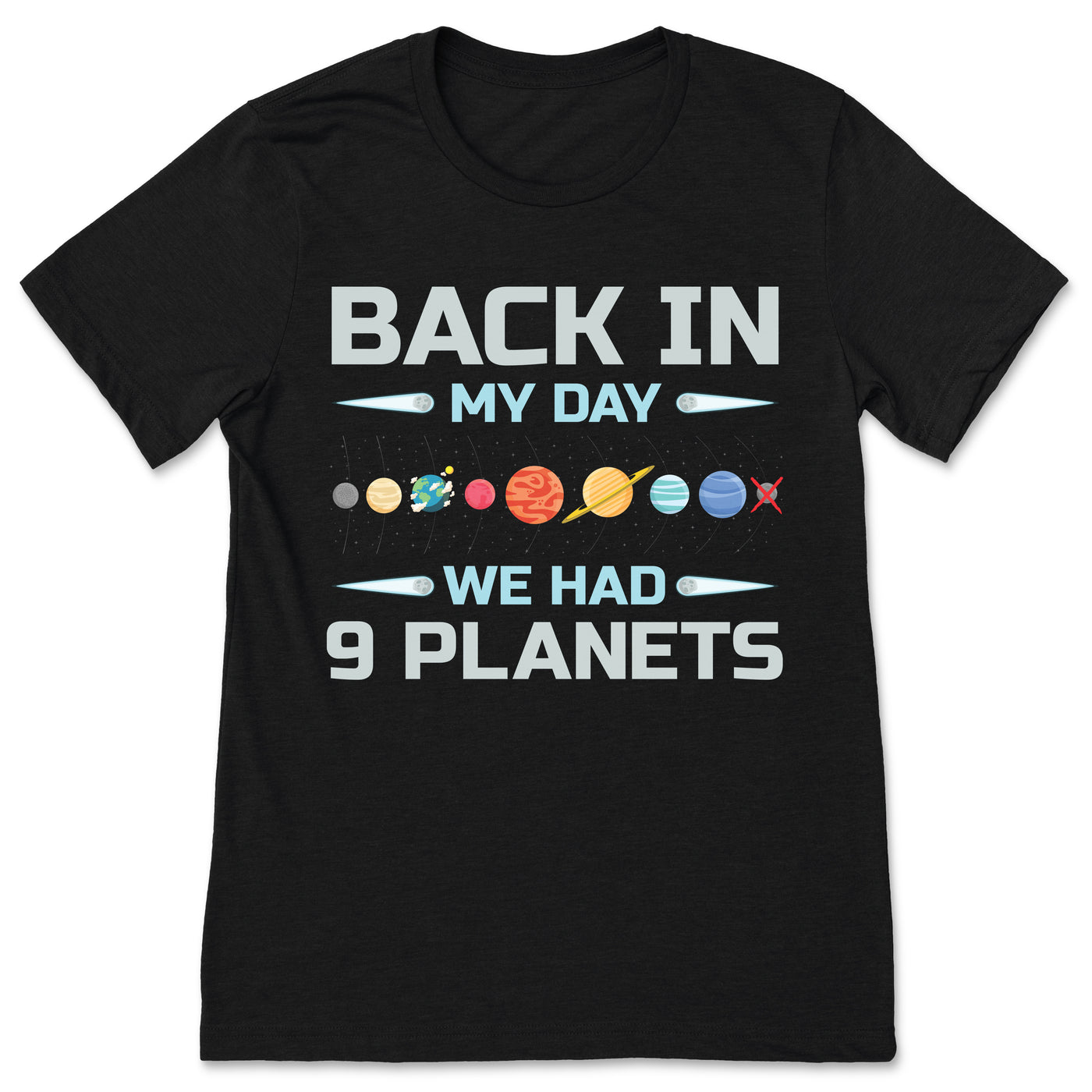 Back in My Day We Had Nine Planets T-Shirt, Space Geeks Gift, Space Shirt, Solar System Hoodie, Nasa Tank Top, Nasa Shirt, Astronomy Shirt,