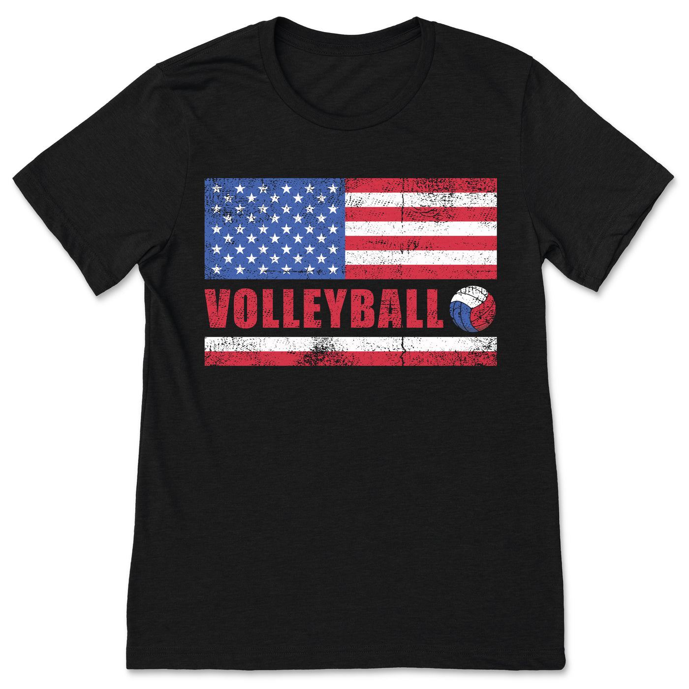 American Flag USA US Volleyball Ball Player Gifts T-Shirt, Playing Volley Girls Sport Game Lover Coach Present, Play Training Practice Tees,