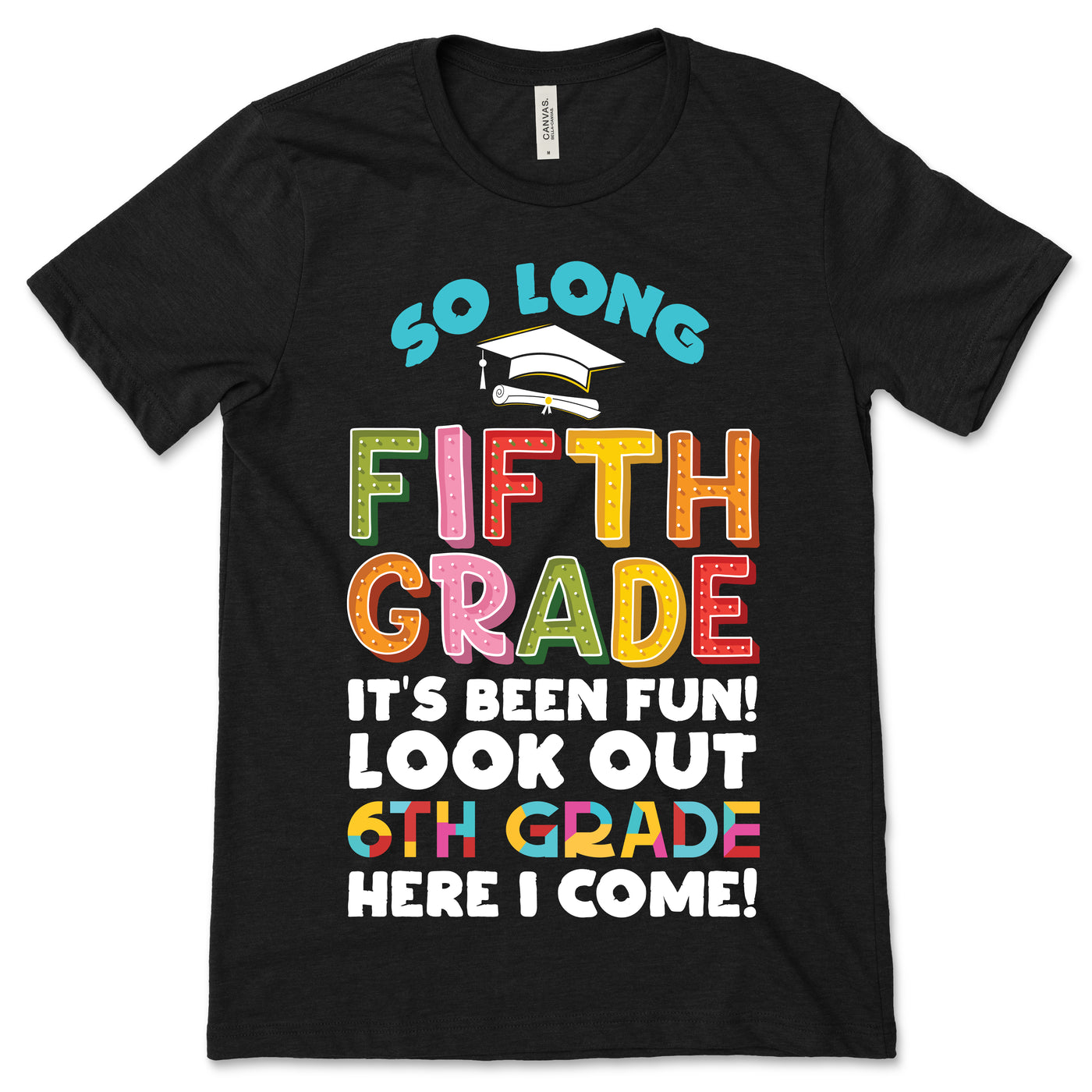 5th Graduation Grade Class School Graduate Gifts T-Shirt, Five Fifth Graduated Boys Girls, Sixth Six 6th Students Family Present, Diploma.