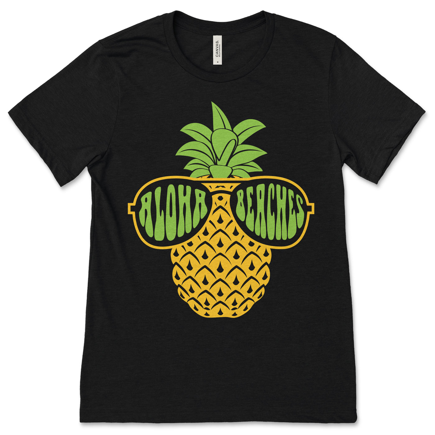 Aloha Beaches Pineapple Sunglasses Hawaii Hawaiian Hawaii T-Shirt, Hawaiian Gift Shirts, Vintage Retro Beach Vacation Surfers