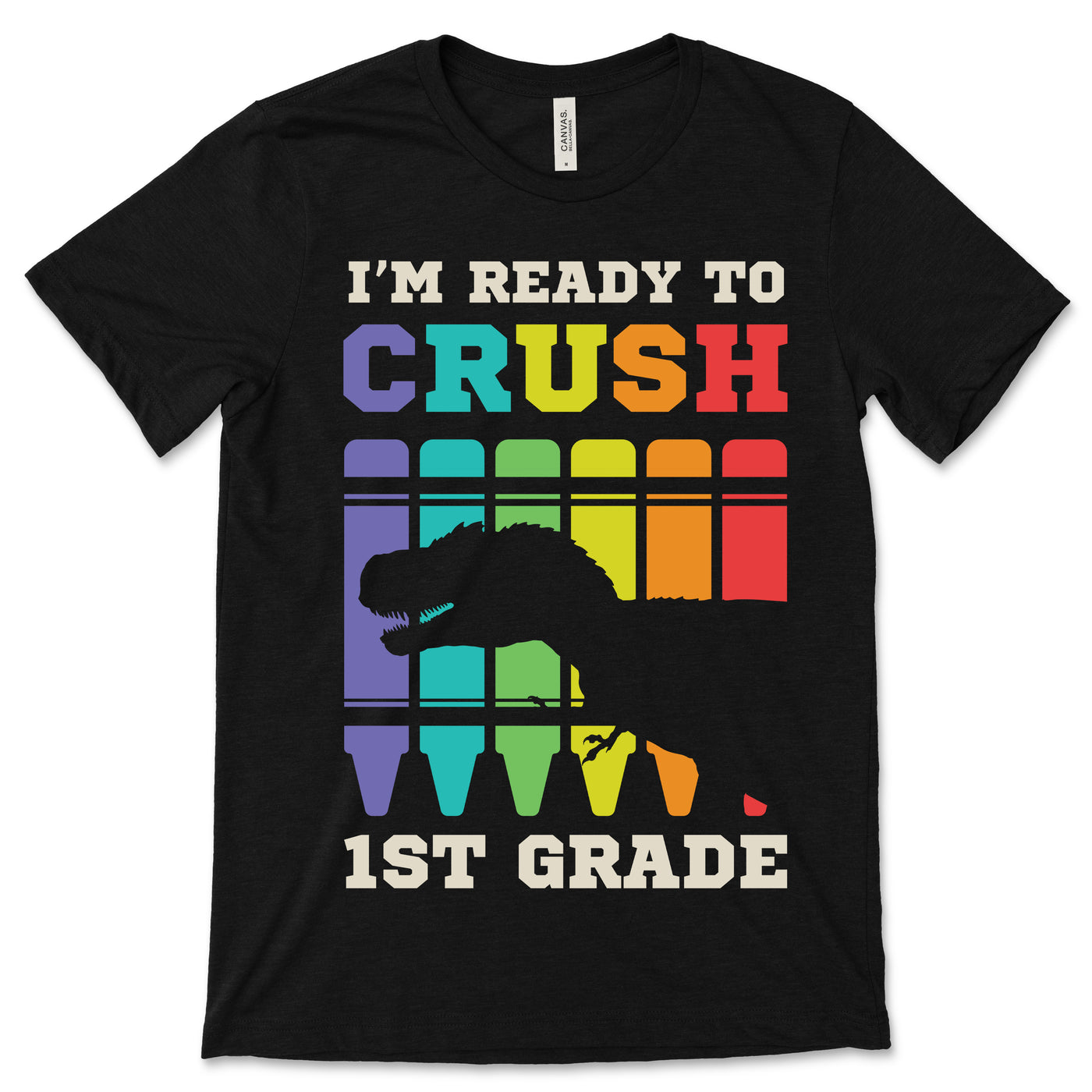 1st Grade Level Complete Tyrannosaurus Dinosaur Dino T-Rex Lover Graduation Class School Graduate Gifts Gamer T-Shirt, First Graduated Boys