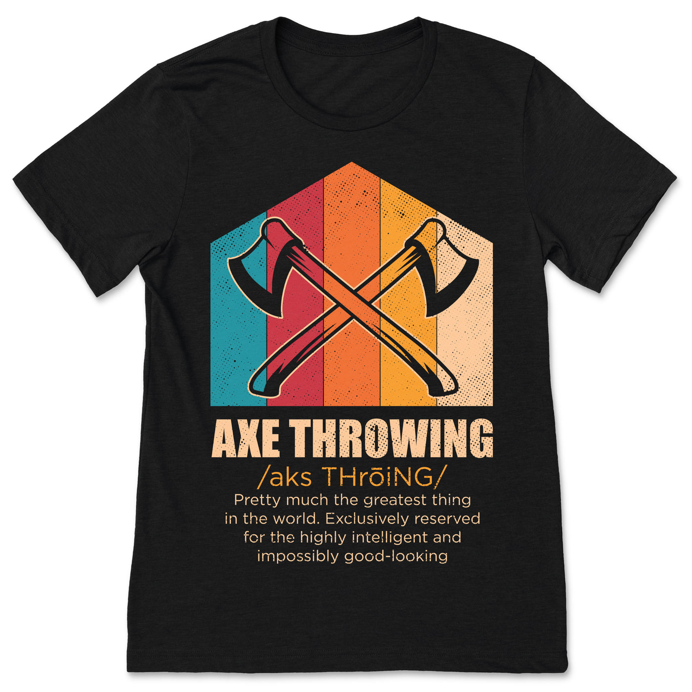 Axe Throwing Definition Funny T-Shirt, Axes Hatchet Thrower Gift, Axe Throw Hobby Events Lover, Tournaments Competition Costume