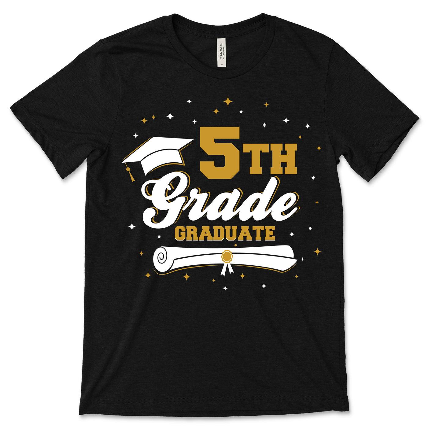 5th Grade Class School Graduate Graduation Gifts T-Shirt, Graduated Boys Girls Students Present, Family Gift, Diploma Certificate Boys Girl