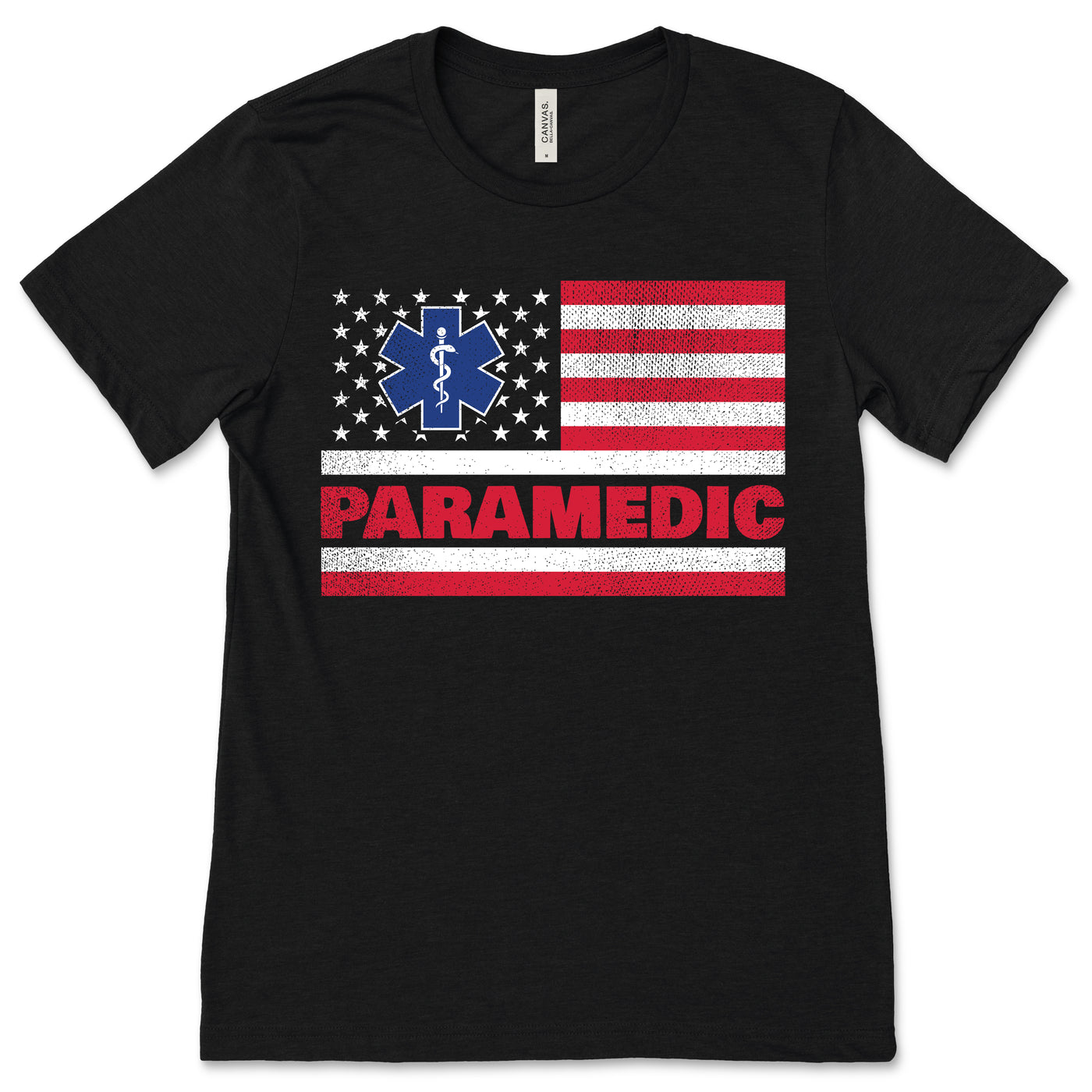 4th Of July Paramedic T-Shirt, EMS EMT USA American Flag, Medical Emergency Job Worker Christmas Present Independence Day, Dad Mom Gift Idea