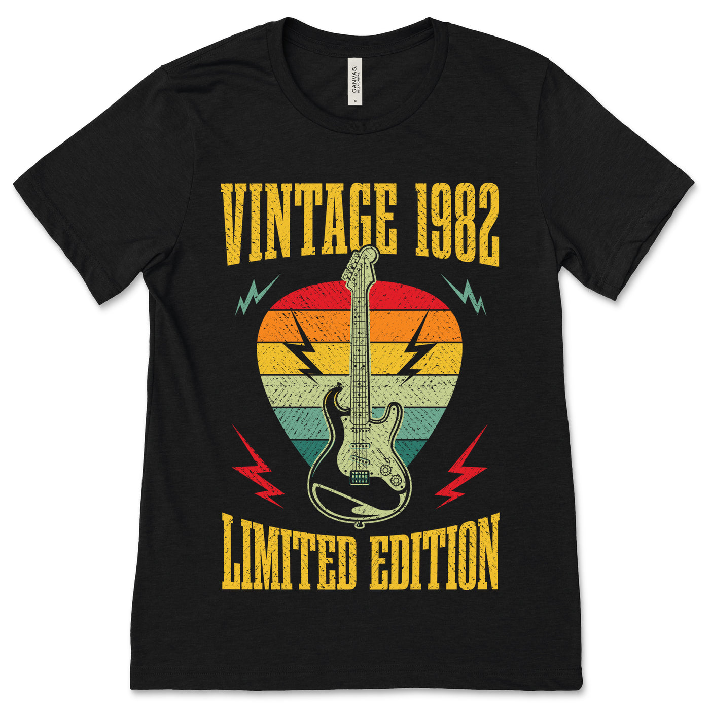 42 Year Old Gifts Vintage 1982 Limited Edition 42nd Birthday Guitars Guitarist Guitar Player Gift T-Shirt, Musician Birthday Present Dad,