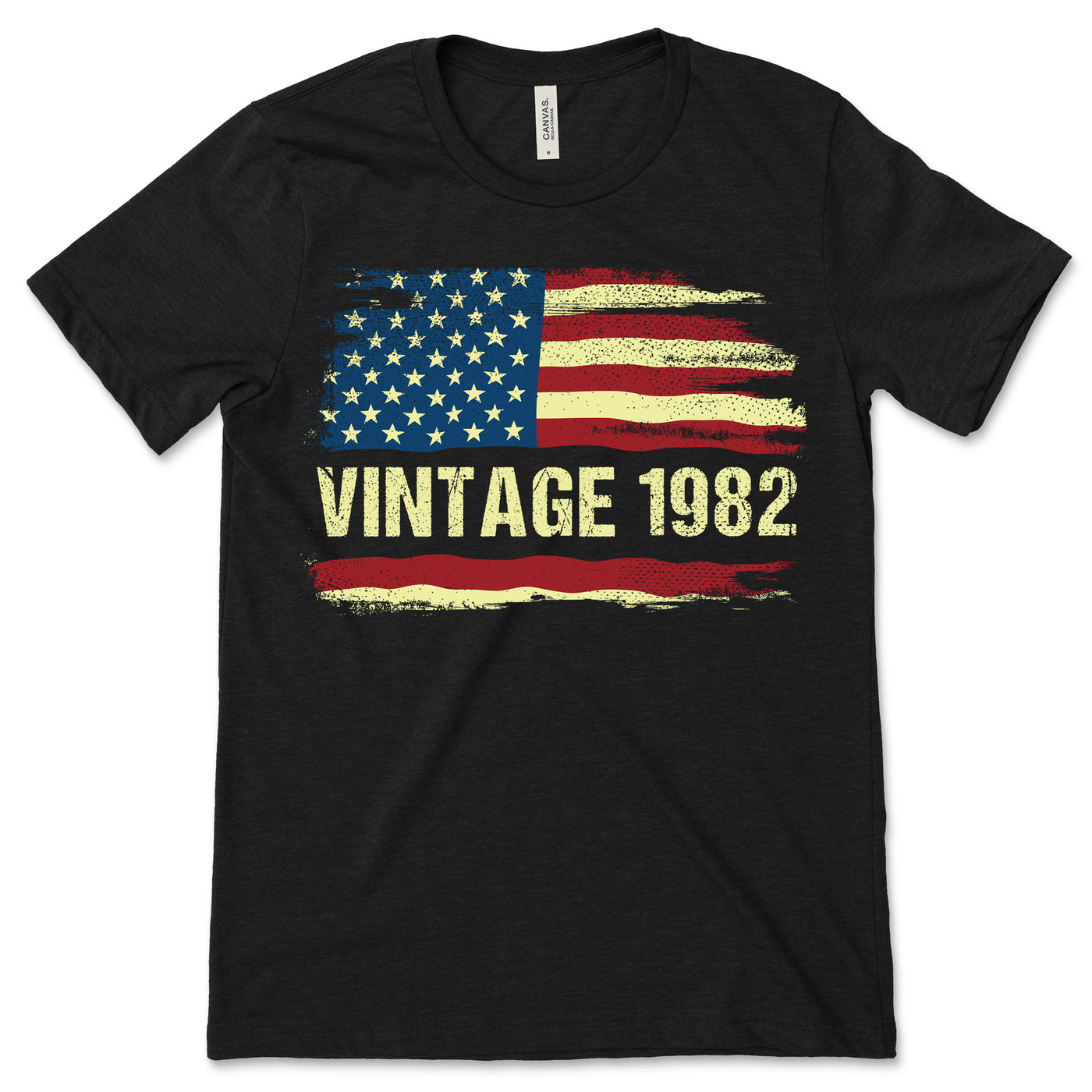 42 Year Old Gifts Vintage Retro 1982 American Flag 42nd Birthday T-Shirt, Celebrate Party, Dad Men Women Husband Present, 4th of July TShirt