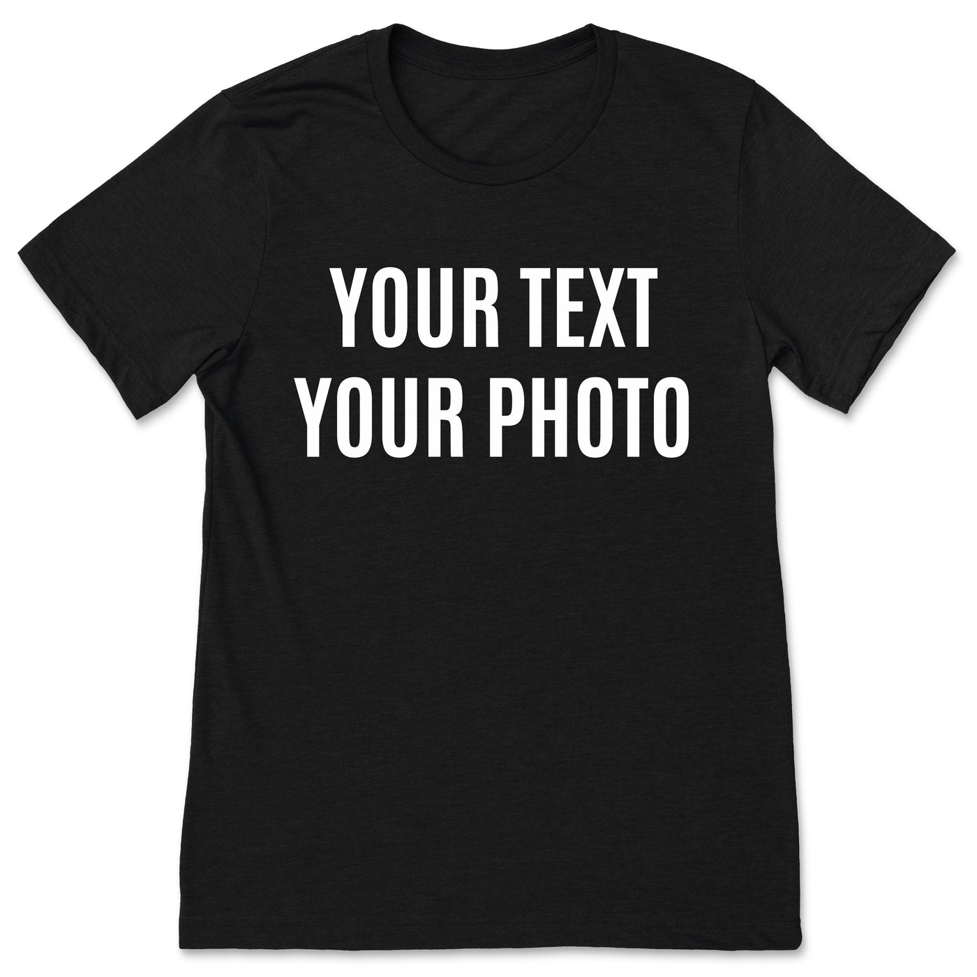 Your Own Photo Image Picture Logo T-Shirt, Custom Text Graphic, Family Customize Unique Gift Idea, Customized Personalization